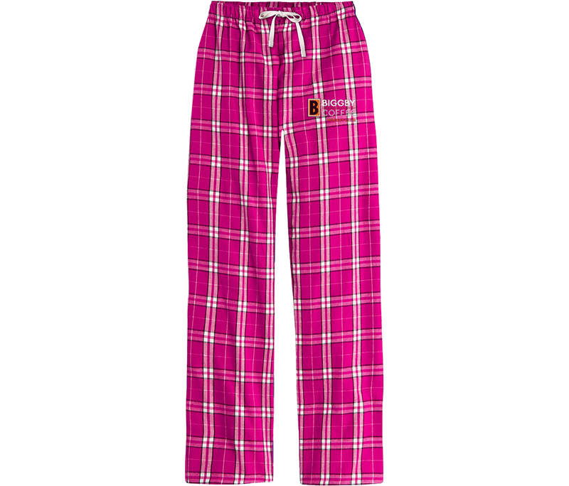 Biggby Coffee Hockey Club Women's Flannel Plaid Pant