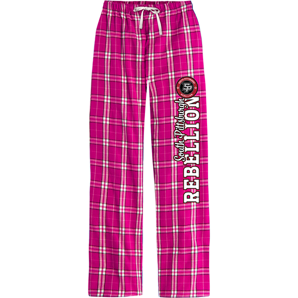 South Pittsburgh Rebellion Women's Flannel Plaid Pant