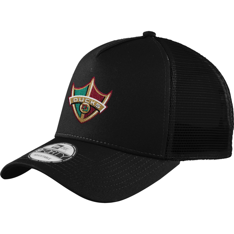 Delaware Ducks New Era Snapback Trucker Cap