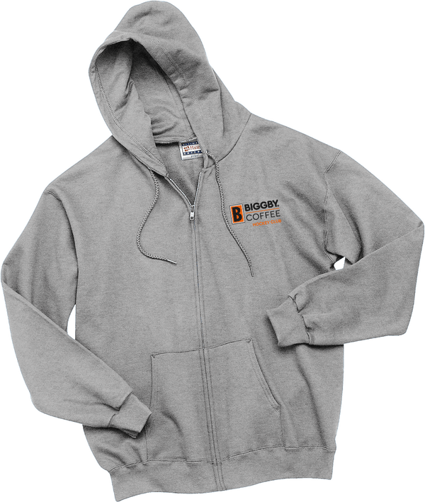 Biggby Coffee Hockey Club Ultimate Cotton - Full-Zip Hooded Sweatshirt