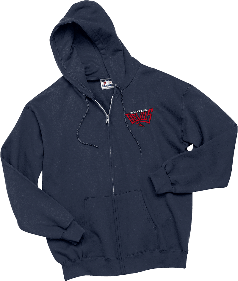 York Devils Ultimate Cotton - Full-Zip Hooded Sweatshirt