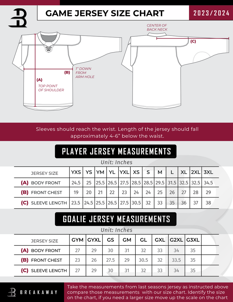 Mercer Tier 1 Half Ice Mites Youth Goalie Jersey