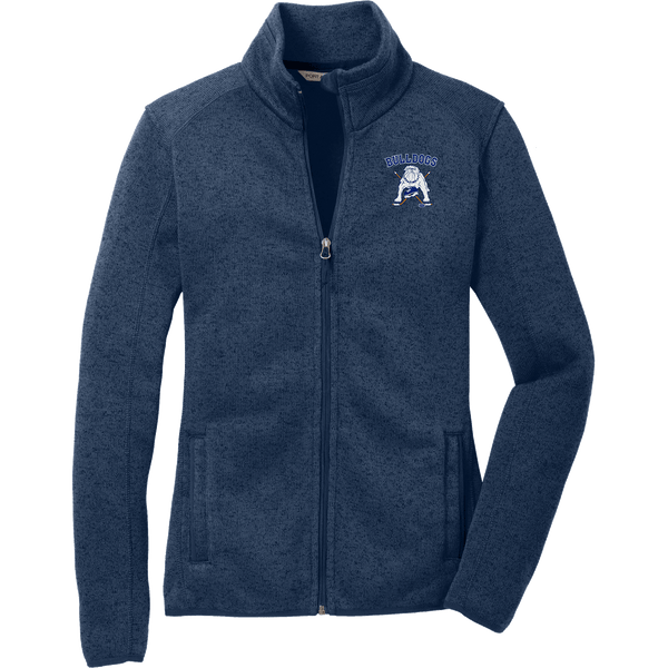Chicago Bulldogs Ladies Sweater Fleece Jacket
