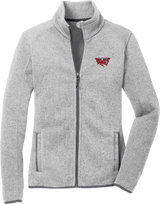 York Devils Ladies Sweater Fleece Jacket
