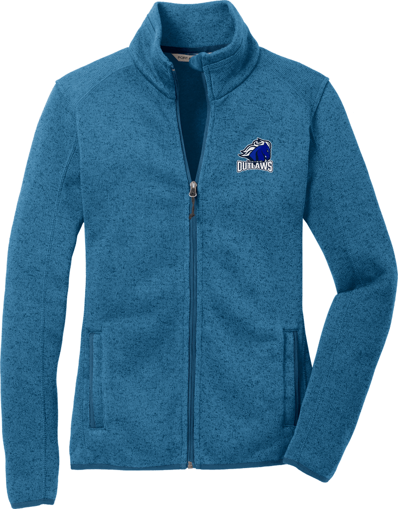 Brandywine Outlaws Ladies Sweater Fleece Jacket