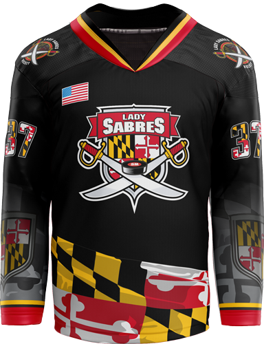 SOMD Lady Sabres Adult Goalie Sublimated Jersey