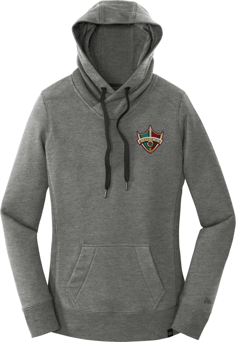 Delaware Ducks New Era Ladies French Terry Pullover Hoodie