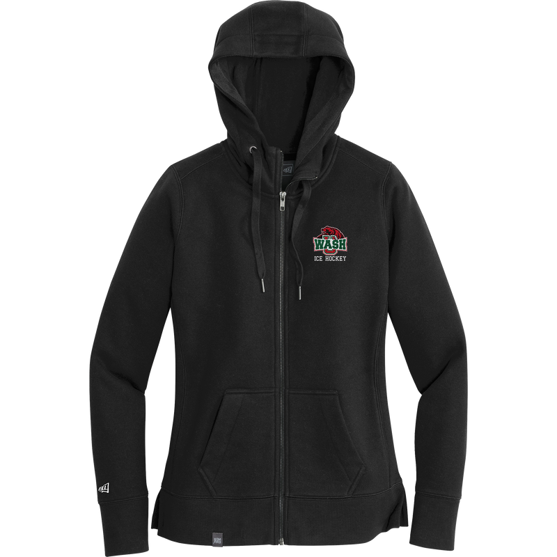 Wash U New Era Ladies French Terry Full-Zip Hoodie