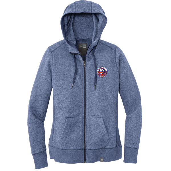 PAL Jr. Islanders New Era Ladies French Terry Full-Zip Hoodie