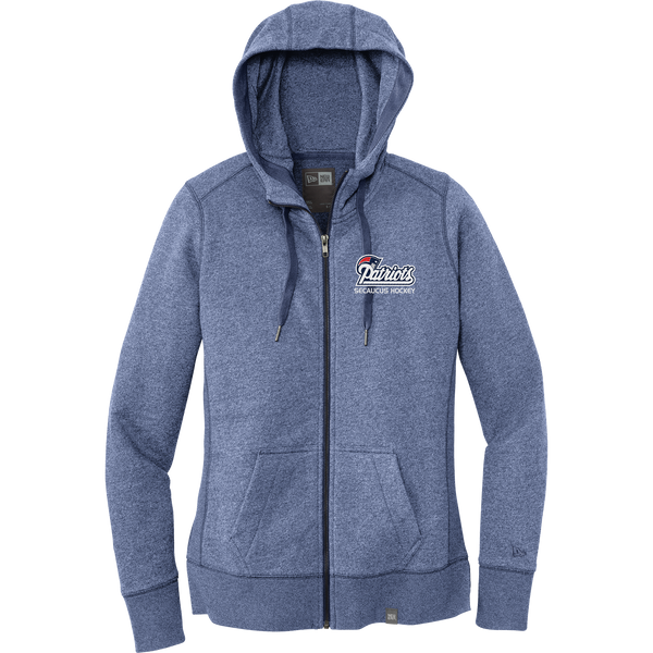 Secaucus Patriots New Era Ladies French Terry Full-Zip Hoodie