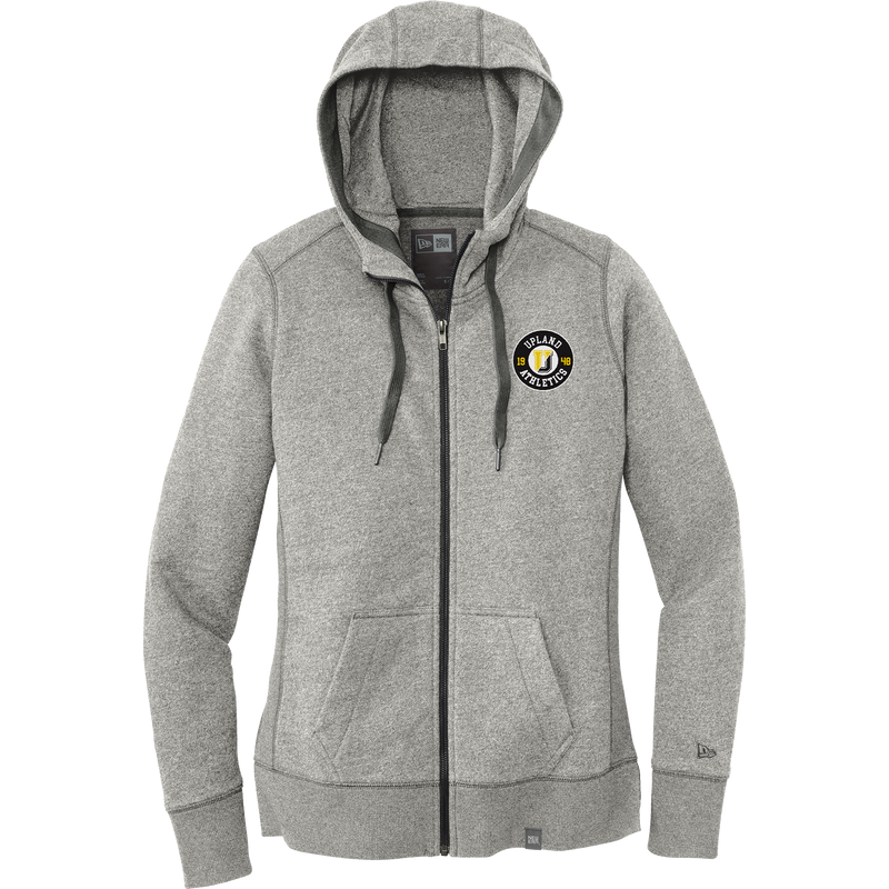 Upland Country Day School New Era Ladies French Terry Full-Zip Hoodie