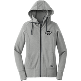 CT Oil Kings New Era Ladies Tri-Blend Fleece Full-Zip Hoodie