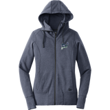 Kensington Valley Rebels New Era Ladies Tri-Blend Fleece Full-Zip Hoodie