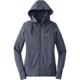 Mon Valley Thunder New Era Ladies Tri-Blend Fleece Full-Zip Hoodie