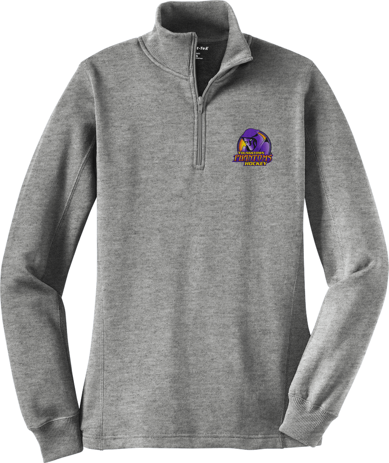 Youngstown Phantoms Ladies 1/4-Zip Sweatshirt