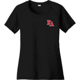 Benet Hockey Ladies PosiCharge Tri-Blend Wicking Scoop Neck Raglan Tee