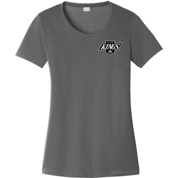 CT Oil Kings Ladies PosiCharge Competitor Cotton Touch Scoop Neck Tee