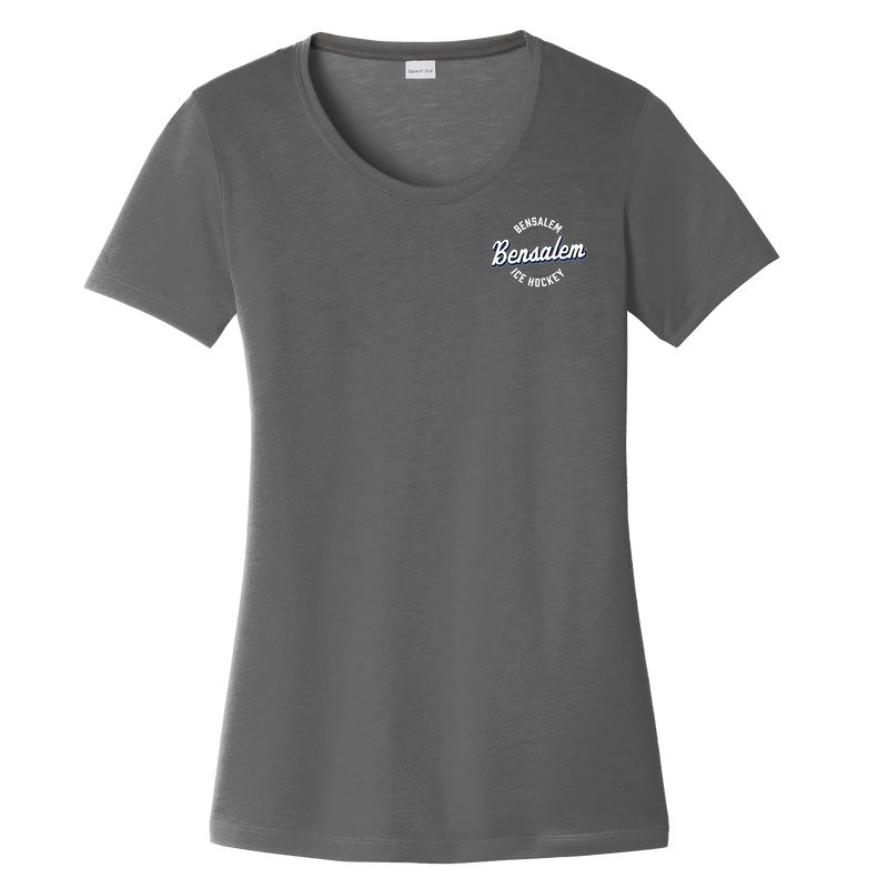 Bensalem Ladies PosiCharge Competitor Cotton Touch Scoop Neck Tee