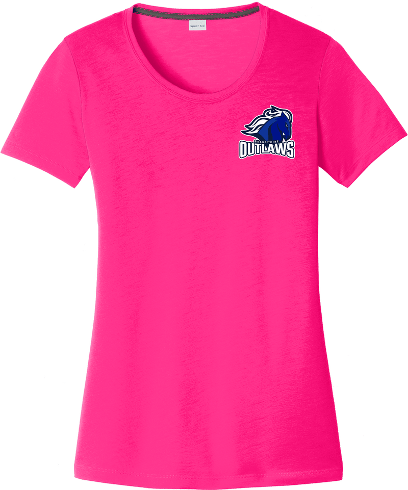 Brandywine Outlaws Ladies PosiCharge Competitor Cotton Touch Scoop Neck Tee