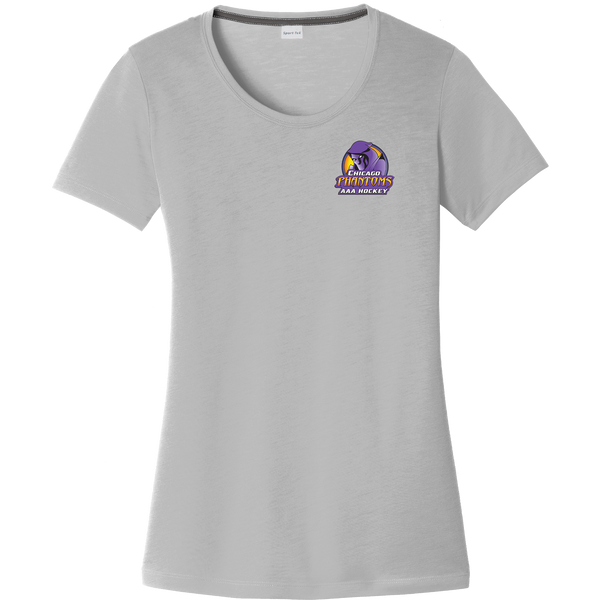 Chicago Phantoms Ladies PosiCharge Competitor Cotton Touch Scoop Neck Tee