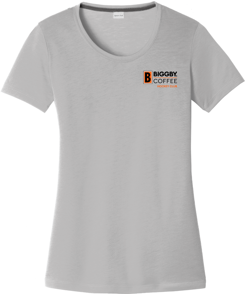 Biggby Coffee Hockey Club Ladies PosiCharge Competitor Cotton Touch Scoop Neck Tee