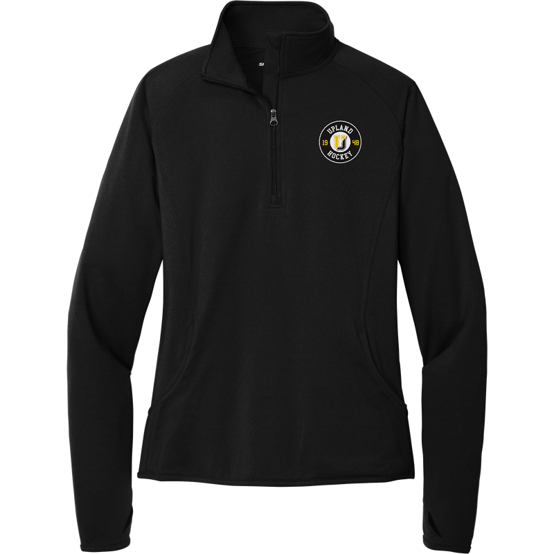 Upland Country Day School Ladies Sport-Wick Stretch 1/4-Zip Pullover