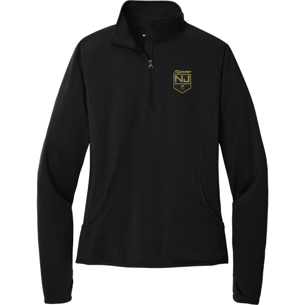 NJ Raiders Ladies Sport-Wick Stretch 1/4-Zip Pullover