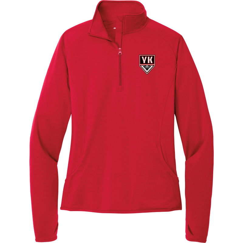 Young Kings Ladies Sport-Wick Stretch 1/4-Zip Pullover
