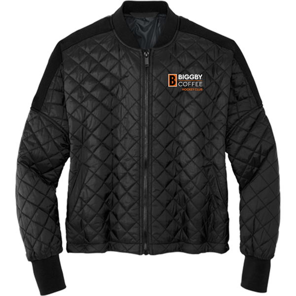 Biggby Coffee Hockey Club Mercer+Mettle Womens Boxy Quilted Jacket