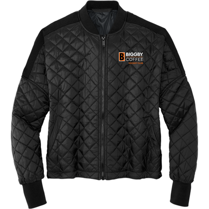 Biggby Coffee Hockey Club Mercer+Mettle Womens Boxy Quilted Jacket
