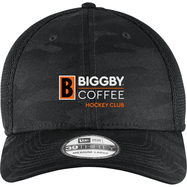 Biggby Coffee Hockey Club New Era Tonal Camo Stretch Tech Mesh Cap