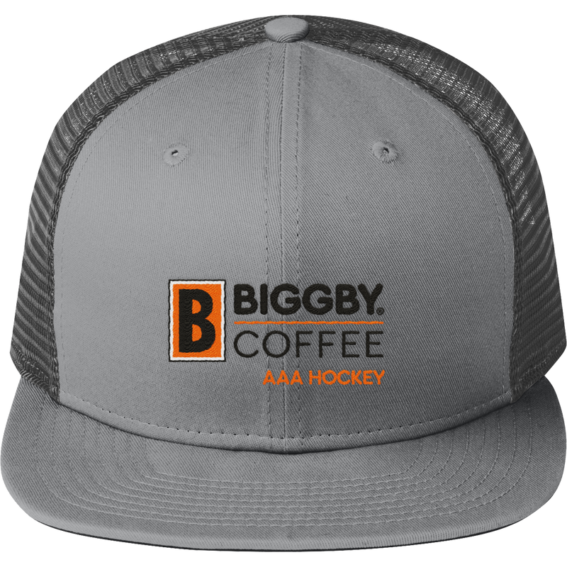 Biggby Coffee AAA New Era Original Fit Snapback Trucker Cap