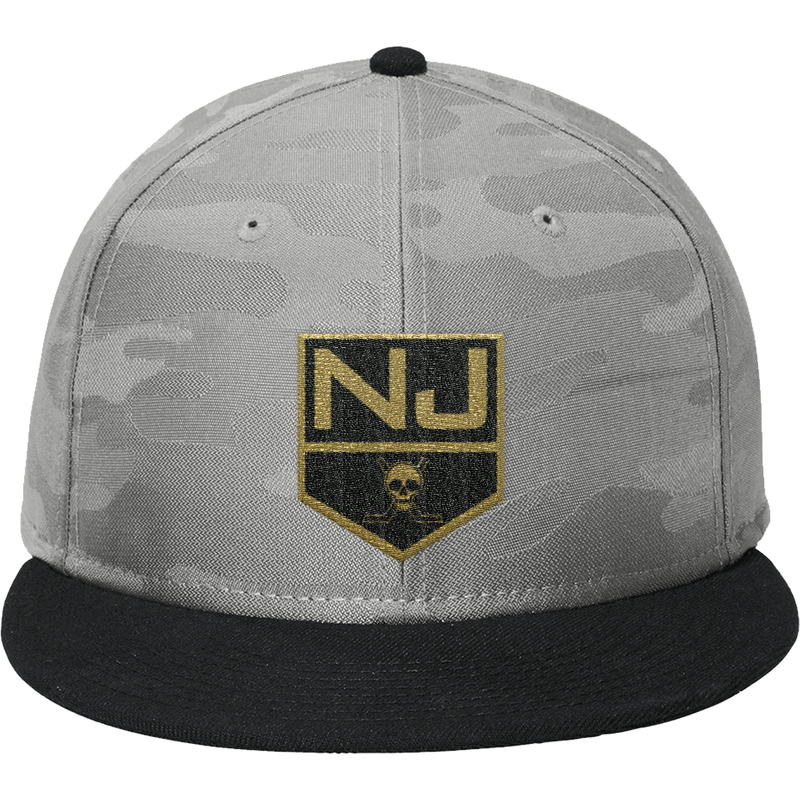 NJ Raiders New Era Camo Flat Bill Snapback Cap