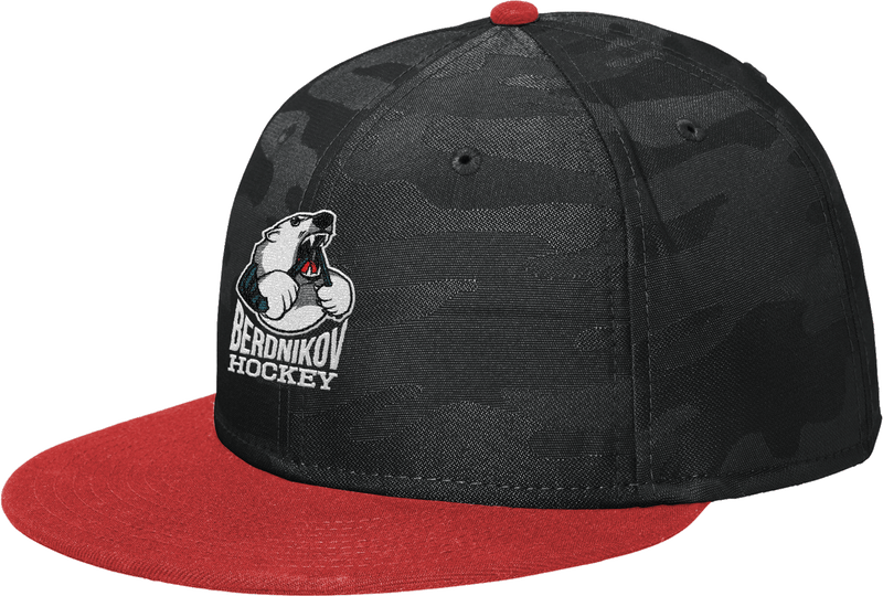 Berdnikov Bears New Era Camo Flat Bill Snapback Cap