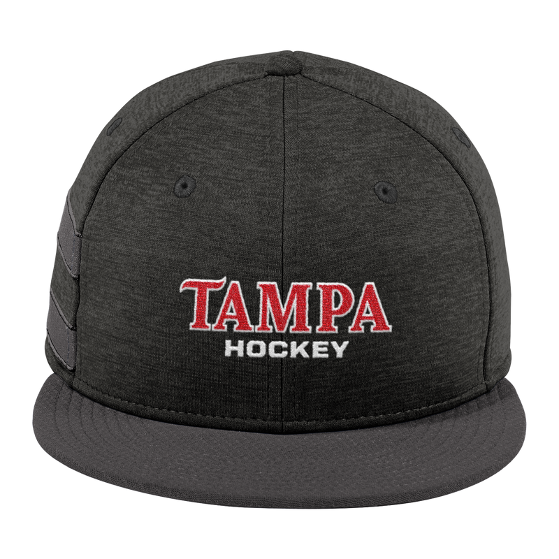 University of Tampa New Era Shadow Heather Striped Flat Bill Snapback Cap