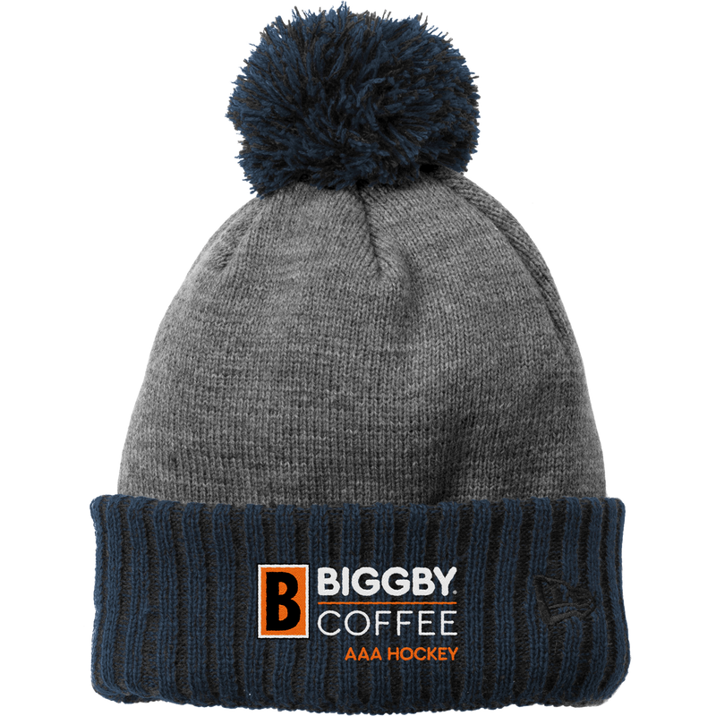 Biggby Coffee AAA New Era Colorblock Cuffed Beanie