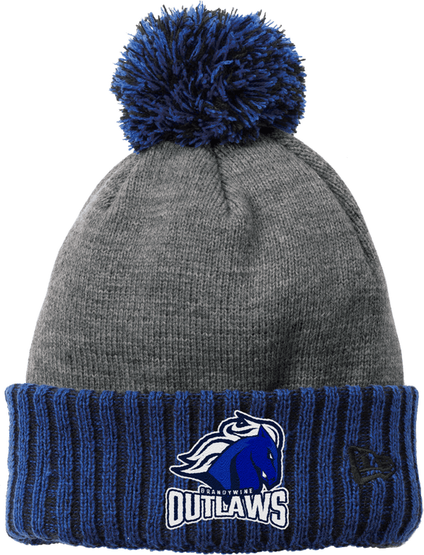 Brandywine Outlaws New Era Colorblock Cuffed Beanie