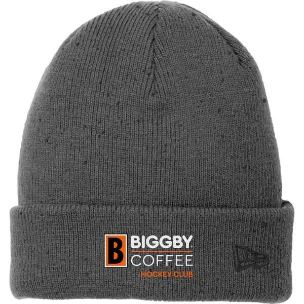 Biggby Coffee Hockey Club New Era Speckled Beanie