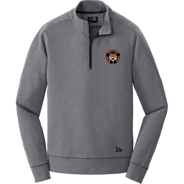 Princeton Jr. Tigers New Era Tri-Blend Fleece 1/4-Zip Pullover