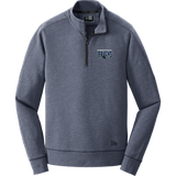 Kensington Valley Ravens New Era Tri-Blend Fleece 1/4-Zip Pullover