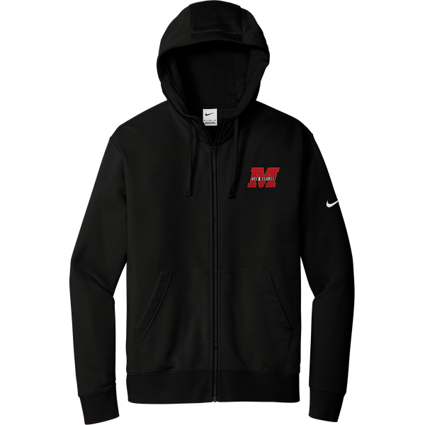 Team Maryland Nike Club Fleece Sleeve Swoosh Full-Zip Hoodie