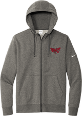 York Devils Nike Club Fleece Sleeve Swoosh Full-Zip Hoodie