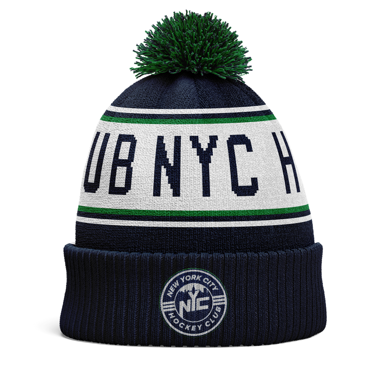 NYC Hockey Club Custom Knit Hat