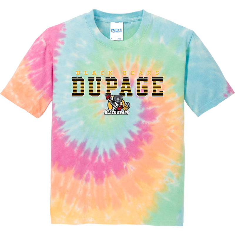 Dupage Black Bears Youth Tie-Dye Tee