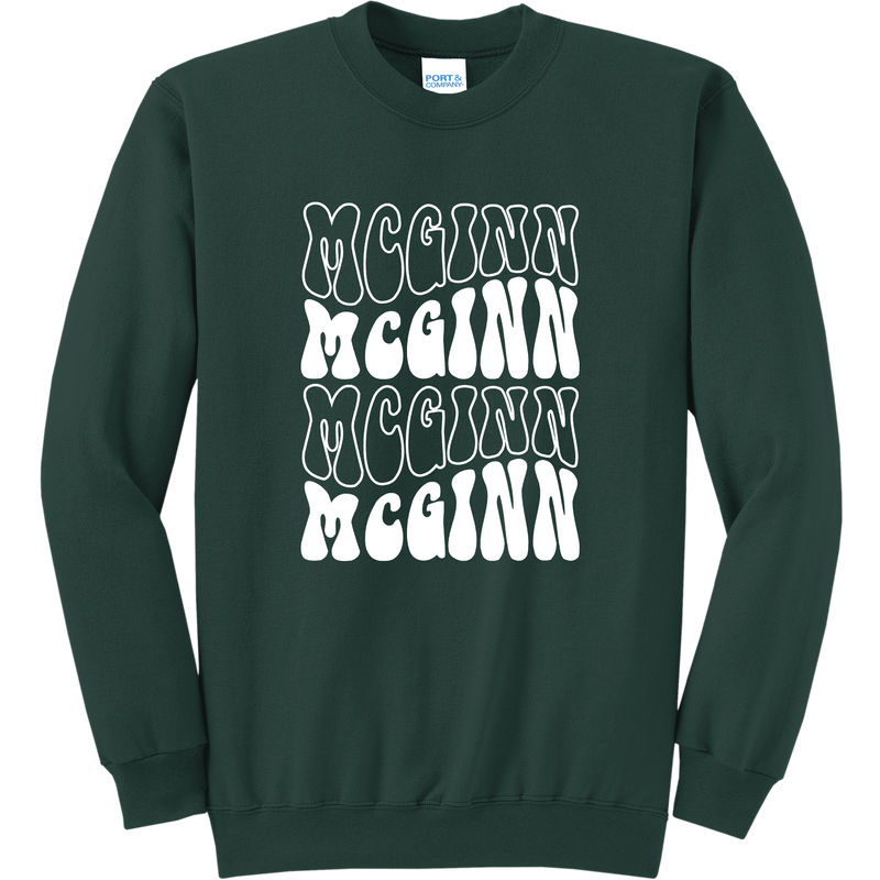 McGinn "Groovy" Core Fleece Crewneck Sweatshirt