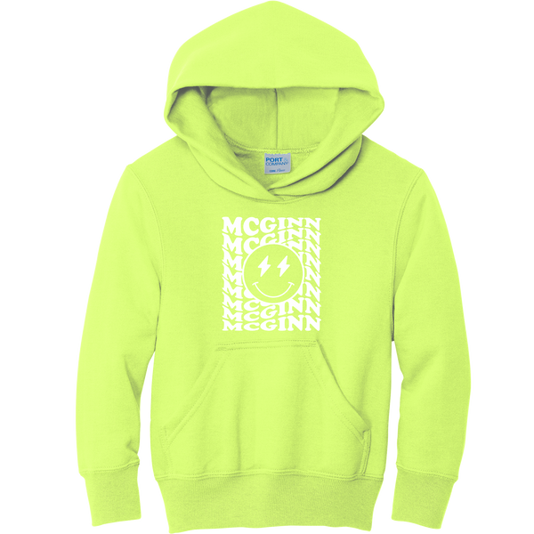 McGinn Youth "Smiley" Fleece Pullover Hooded Sweatshirt