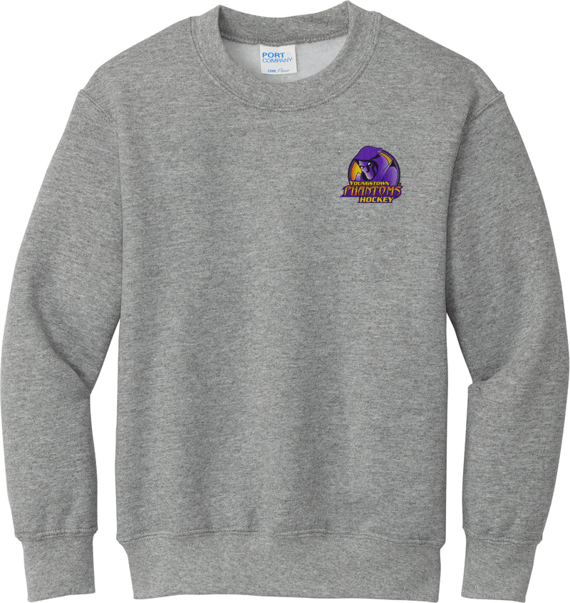 Youngstown Phantoms Youth Core Fleece Crewneck Sweatshirt