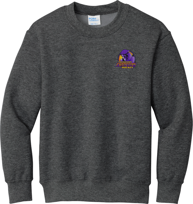 Youngstown Phantoms Youth Core Fleece Crewneck Sweatshirt