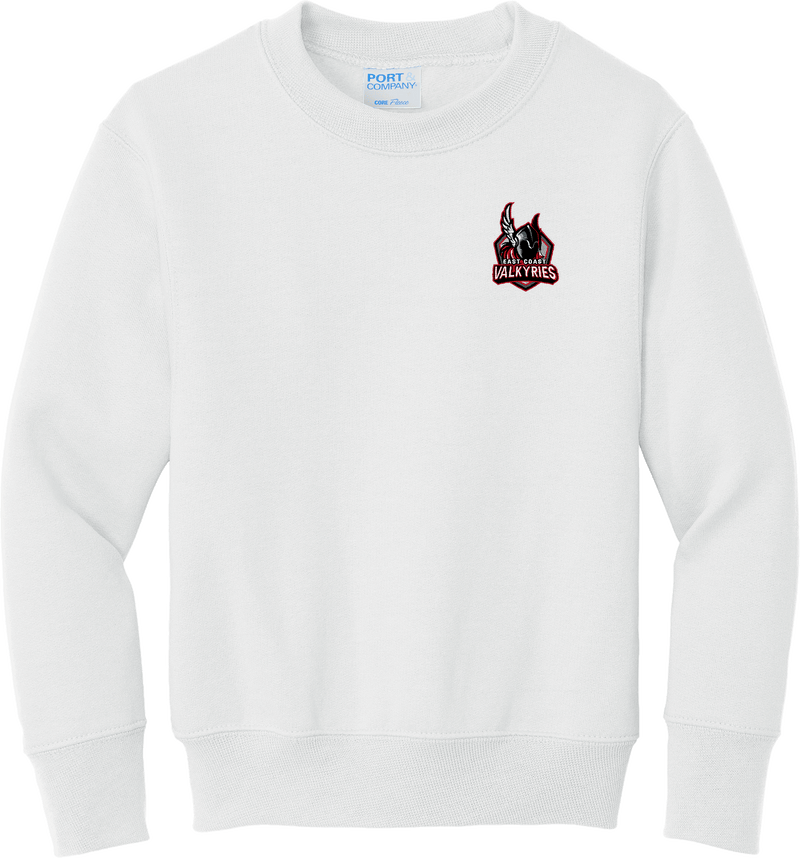 NJ Valkyries Youth Core Fleece Crewneck Sweatshirt