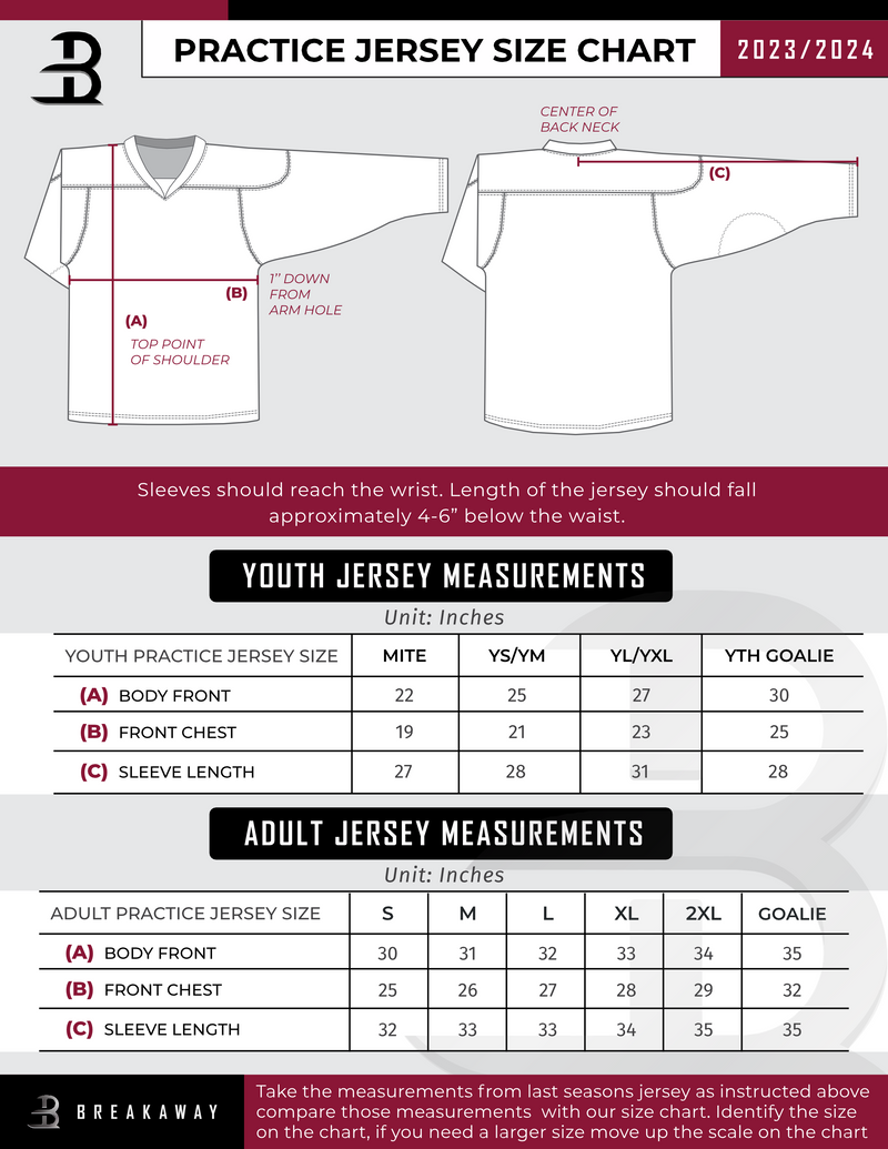 VSK Selects Youth Practice Jersey - Red